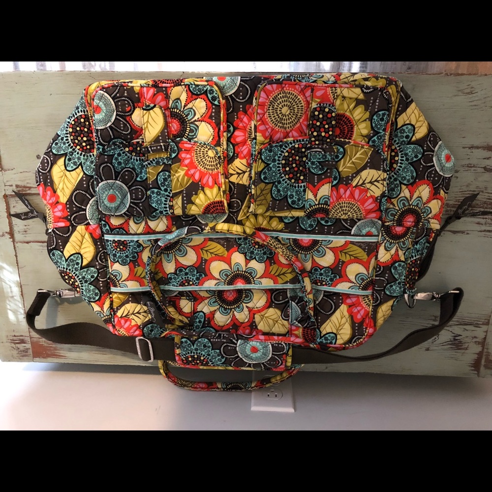 Vera Bradley weekend bag and dilly bag